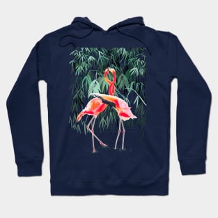 Flamingos couple Hoodie